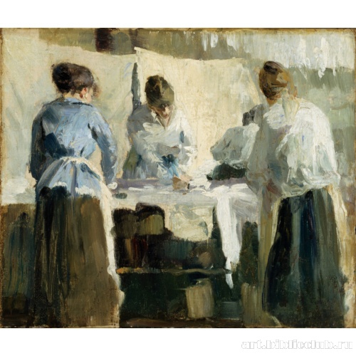 Французские женщины за глажкой