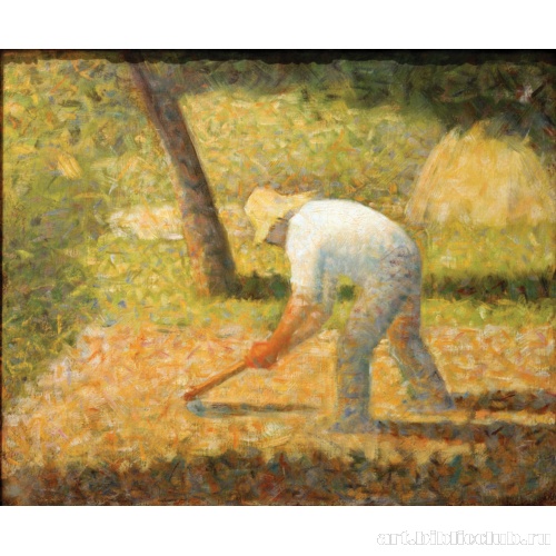 Крестьянин с мотыгой