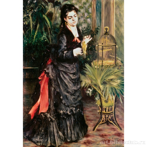 Дама с попугаем