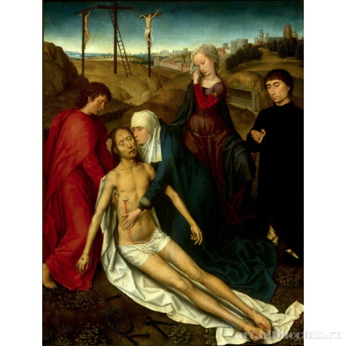 Оплакивание Христа с донаторами
