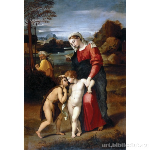 Святое семейство с младенцем Иоанном Крестителем