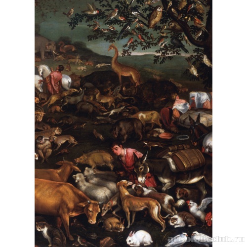 Шествие животных в Ноев ковчег. Фрагмент