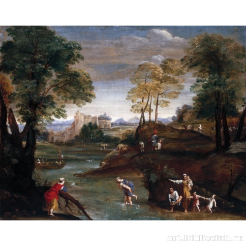 Пейзаж с бродом