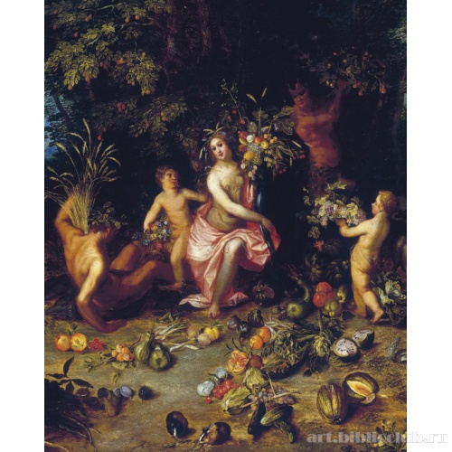 Земля. Из серии «Аллегория четырех элементов». Фрагмент