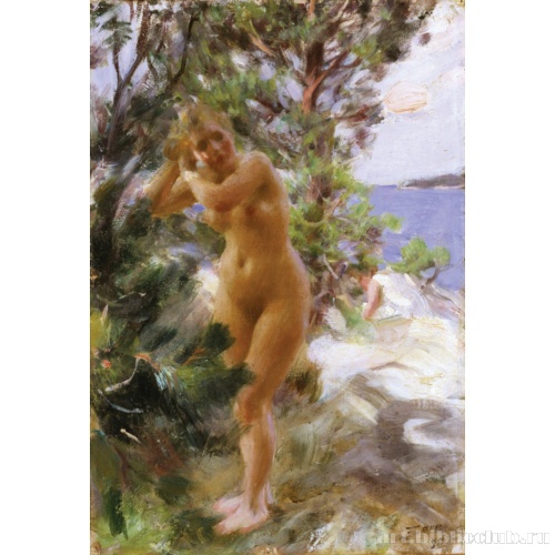 После купания