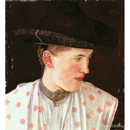 Портрет крестьянской девушки