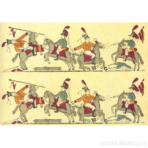 Сражение конных гусар