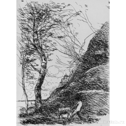 Пастух, борющийся с козой