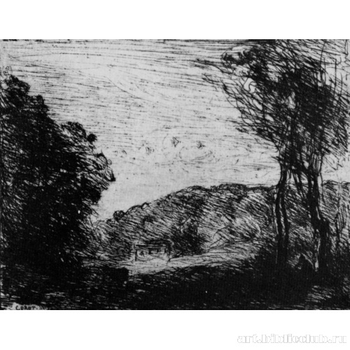 Пейзаж с деревьями