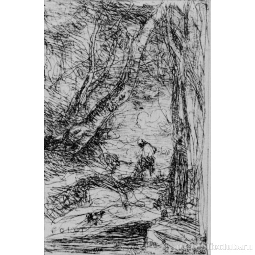 Дровосек (в манере Рембрандта)