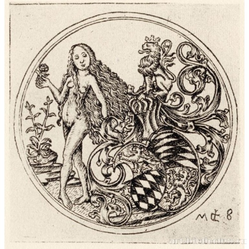 Обнаженная с пфальцским гербом