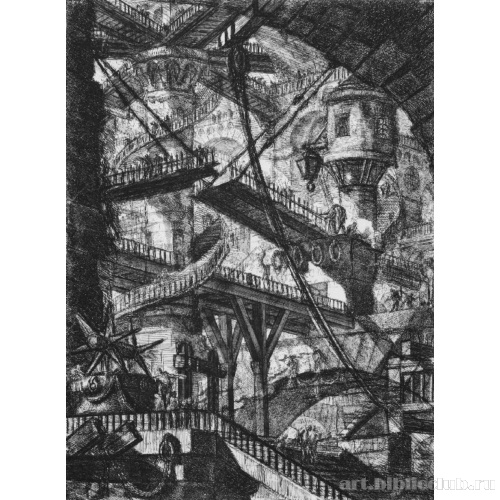 Тюрьма с деревянными галереями