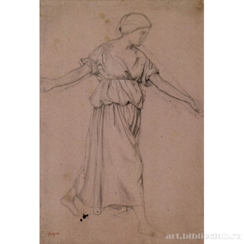 Трубящий ангел в профиль