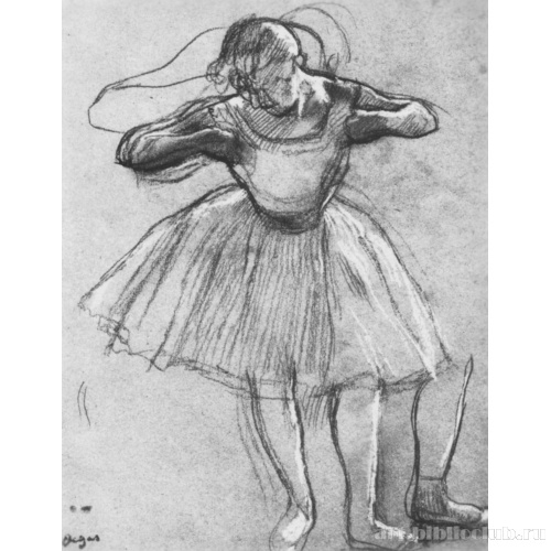 Балерина в боковом освещении