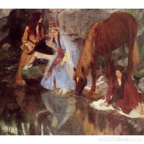 Мадемуазель Фиокр в балете «Источник»