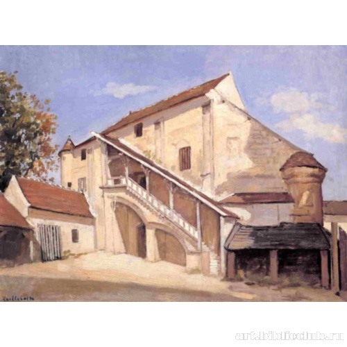 Солнечные лучи на стене дома капитула