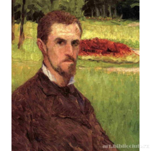 Автопортрет в парке в Йерр