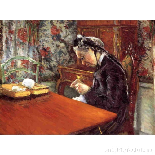 Портрет мадам Буасье. Вязание