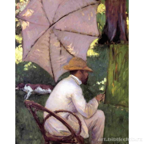 Живописец под зонтиком