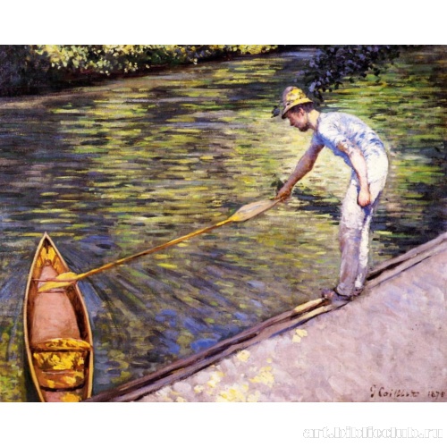 Мужчина пришвартовывает свою лодку