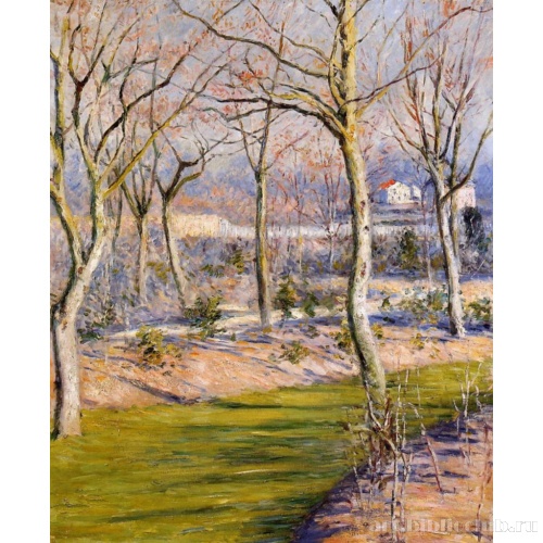 Сад зимой в Петит Женвильер