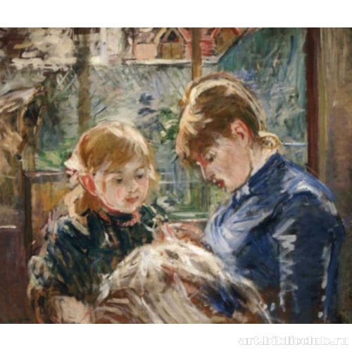 Дочь художницы со своей няней