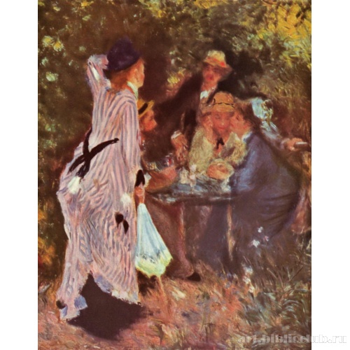 В саду. Под деревьями «Мулен-де-ла-Галетт»