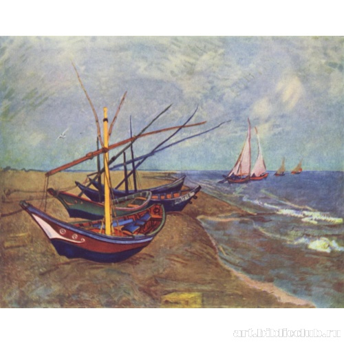 Рыбачьи лодки на берегу в Сен-Мари