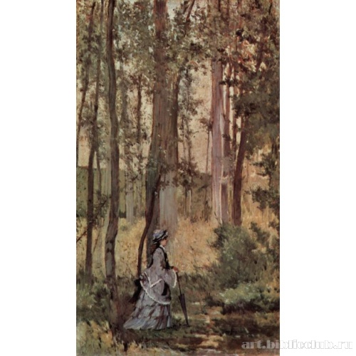 Дама в лесу