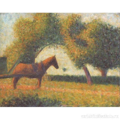 Лошадь в упряжке