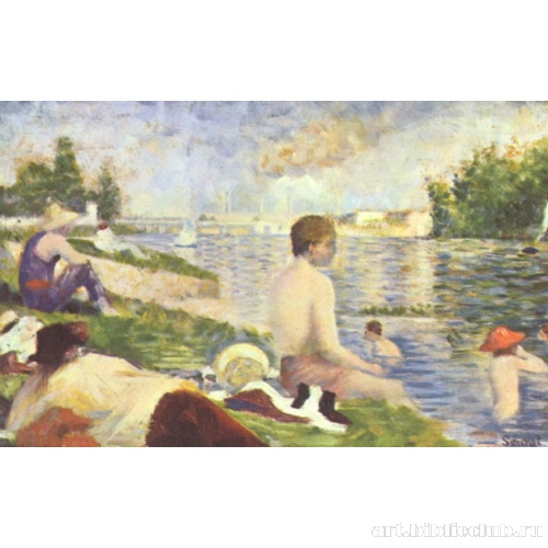 Купание в Аньере