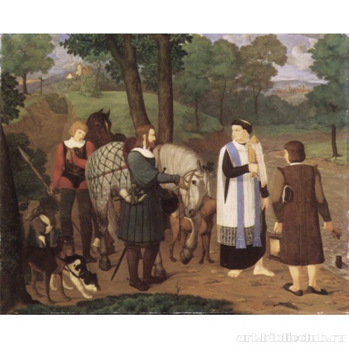 Рудольф Габсбург и священник