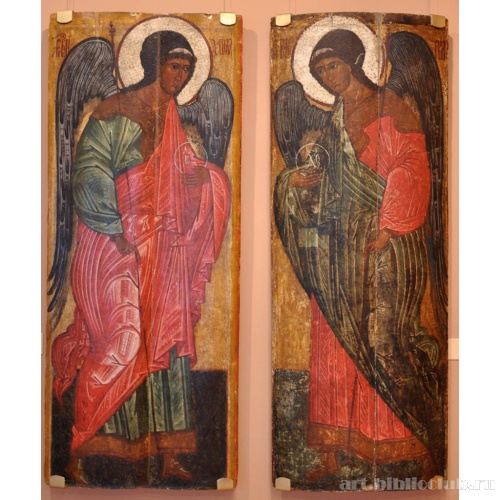 Архангел Михаил (слева) и архангел Гавриил (справа)