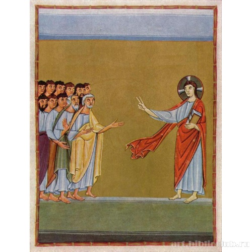 Христос проповедует апостолам