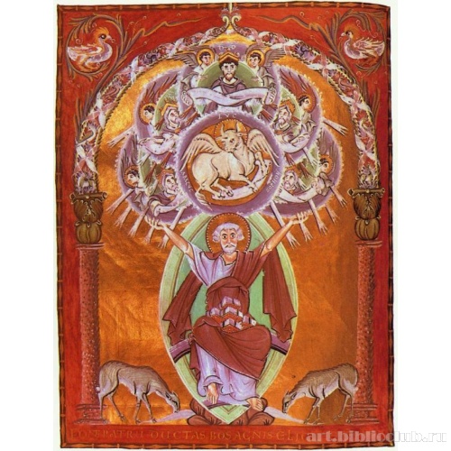 Евангелие императора Оттона III. Евангелист Лука