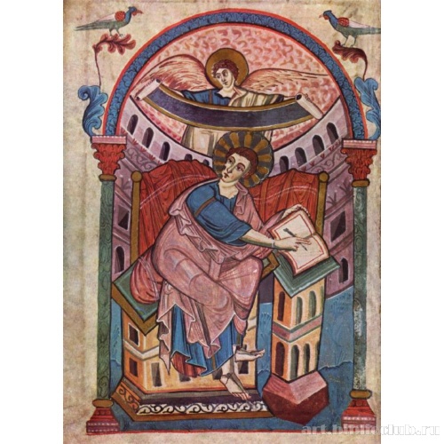 Евангелие аббатисы Ады. Евангелист Матфей
