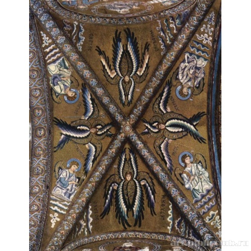 Мозаики кафедрального собора в Чефалу. Ангелы