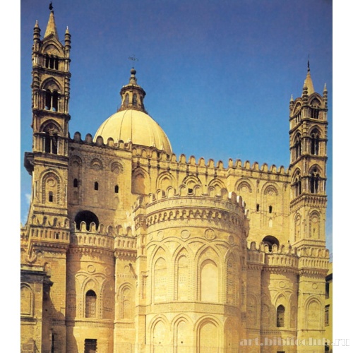 Собор в Палермо. Вид с востока