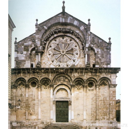 Собор в Трое. Западный фасад