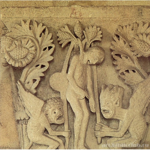 Смерть Иуды. Капитель