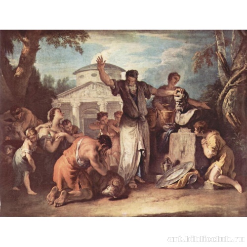 Жертвоприношение богу Селену