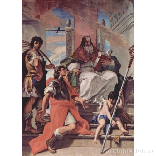 Свв. Прокул, Фирм и Рустик из Вероны и ангел