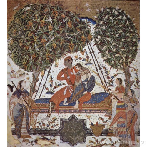 Иллюстрация к «Рагмале». Хиндола Рага