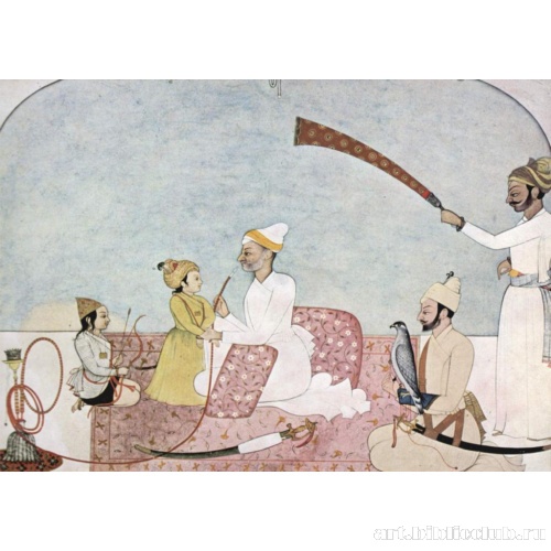 Правитель холмов (Пенджаб) с детьми