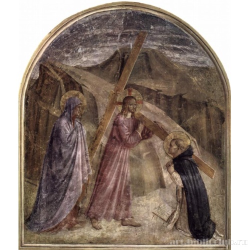 Цикл фресок доминиканского монастыря Сан Марко во Флоренции, сцена: Несение креста