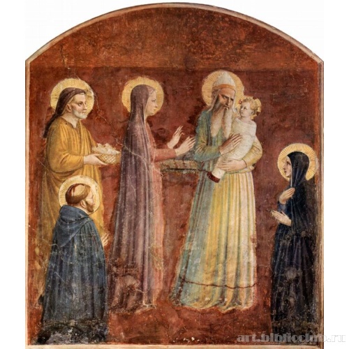 Цикл фресок доминиканского монастыря Сан Марко во Флоренции, сцена: Сретение