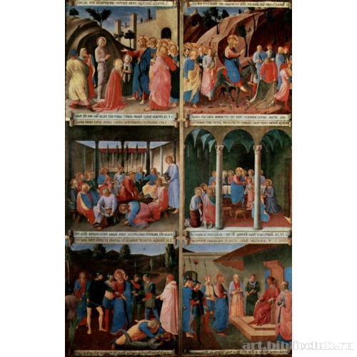 Цикл сцен из жизни Христа для посудного шкафа