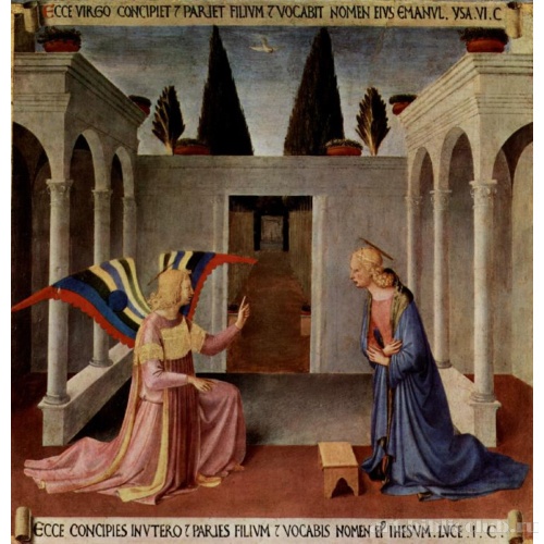 Цикл сцен из жизни Христа для посудного шкафа. Благовещение