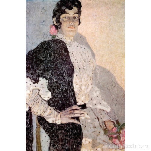 Испанка с черной шалью