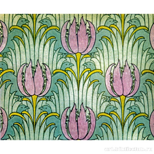 Тюльпаны и птицы. Обои